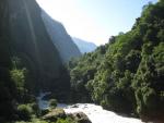 sunlight hitting valley