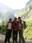 three intrepid trekkers