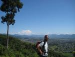 start of climb over Pokhara