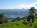 looking back down to Phewa Tal