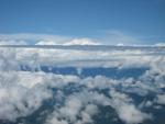 a rare view of the moutnains from Darjeeling