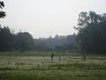 morning cricket game on the Maidan