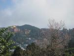 monastery across the valley