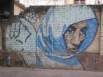 mural in Sudder Street, Kolkata