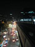 Skytrain above the traffic