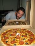 Massive pizzas (mmm...)