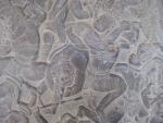 detail of bas-relief depicting the Ramayana inside Angkor Wat