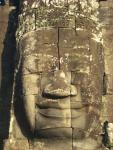 detail of one of the 200 plus faces in the Bayon