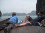 Cruising to Monkey Island in Halong Bay