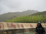 the heavens open after our Great Wall walk