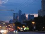 night view of Moscow